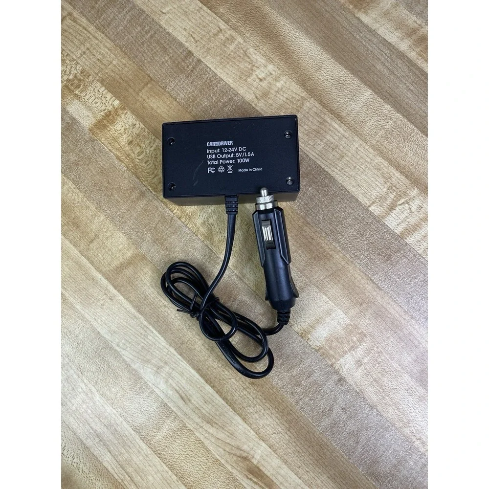 Car Power Adapter CarandDriver Input: 12-24V DC USB: 5V/1.5V Total Power 100w - Picture 4 of 4